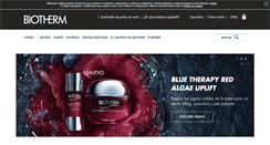 Desktop Screenshot of biotherm.es