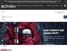 Tablet Screenshot of biotherm.es